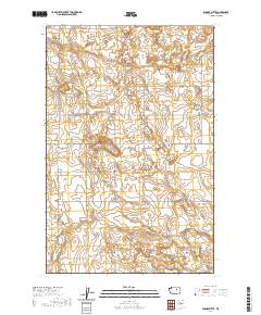 2020 Map of Barnes Butte, 2020 Print