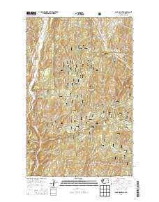 2014 Map of Bear Mountain, 2014 Print