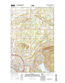 2014 Map of Bellingham North, 2014 Print