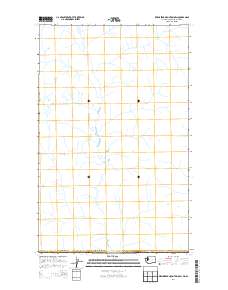2014 Map of Belshazzar Mountain OE N, 2014 Print