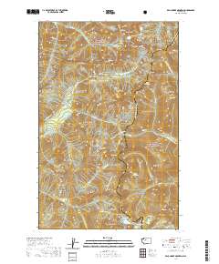 2020 Map of Benchmark Mountain, 2020 Print