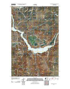 2011 Map of Benjamin Lake, 2011 Print
