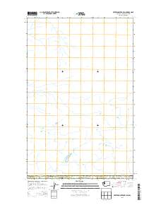 2014 Map of Bertrand Creek OE N, 2014 Print