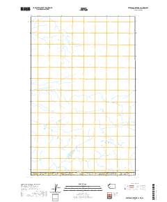 2020 Map of Bertrand Creek OE N, 2020 Print