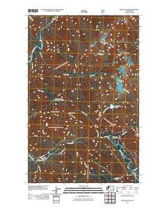 2011 Map of Big Devil Peak, 2011 Print