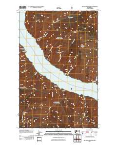 2011 Map of Big Goat Mountain, 2011 Print