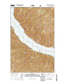 2014 Map of Big Goat Mountain, 2014 Print