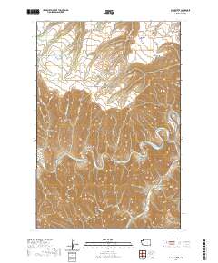 2020 Map of Black Butte, 2020 Print