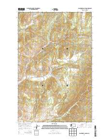 2014 Map of Blackhorse Canyon, 2014 Print