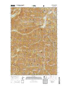 2014 Map of Blewett, 2014 Print