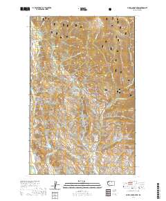 2020 Map of Blue Buck Mountain, 2020 Print