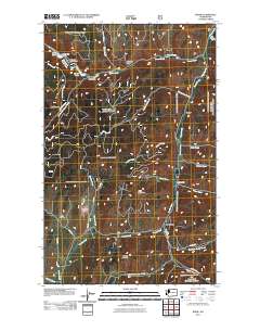 2011 Map of Bodie, 2011 Print
