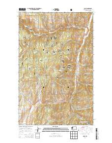 2014 Map of Bodie, 2014 Print