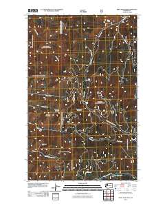 2011 Map of Bodie Mountain, 2011 Print