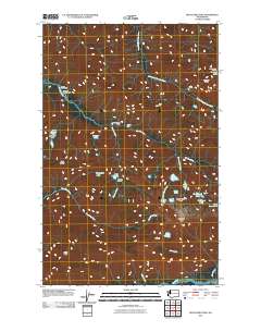 2011 Map of Bogachiel Peak, 2011 Print