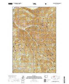 2020 Map of Boundary Mountain, 2020 Print