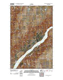 2011 Map of Bridgeport Point, 2011 Print