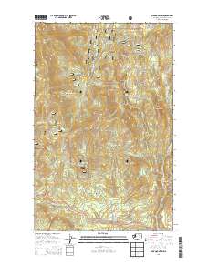 2014 Map of Buck Mountain, 2014 Print