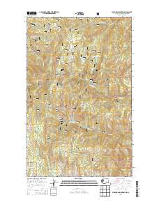 2014 Map of Buckhorn Mountain, 2014 Print
