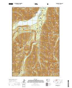 2020 Map of Bumping Lake, 2020 Print