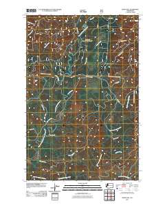 2011 Map of Burnt Hill, 2011 Print