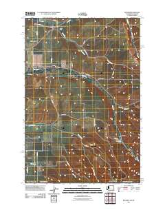 2011 Map of Buroker, 2011 Print