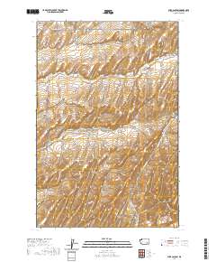 2020 Map of Burr Canyon, 2020 Print