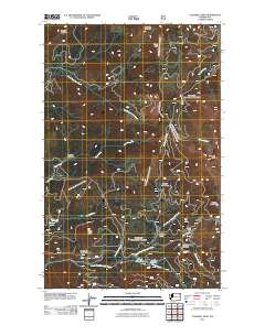 2011 Map of Calispell Peak, 2011 Print