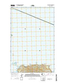 2014 Map of Cape Flattery, 2014 Print