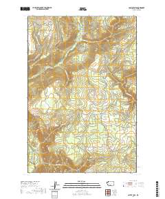 2020 Map of Castile Falls, 2020 Print