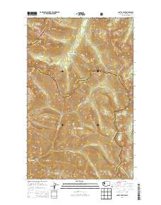2014 Map of Castle Peak, 2014 Print