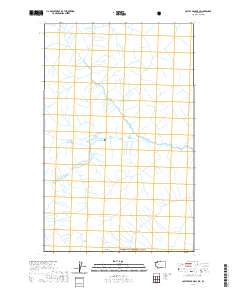 2020 Map of Castle Peak OE N, 2020 Print