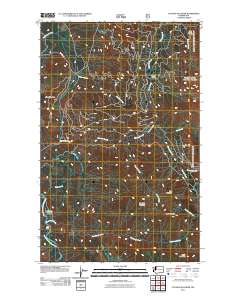 2011 Map of Cavanaugh Creek, 2011 Print
