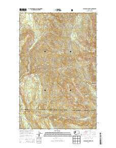 2014 Map of Cavanaugh Creek, 2014 Print