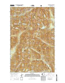 2014 Map of Chikamin Peak, 2014 Print