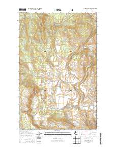 2014 Map of Chiliwist Valley, 2014 Print