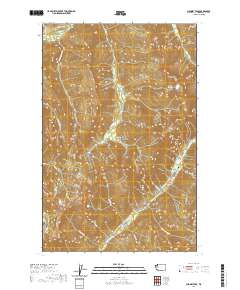 2020 Map of Chimney Peak, 2020 Print
