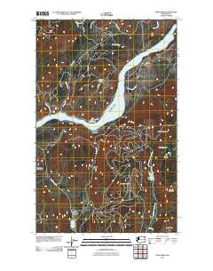 2011 Map of China Bend, 2011 Print