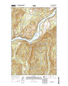 2014 Map of China Bend, 2014 Print