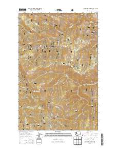 2014 Map of Chumstick Mountain, 2014 Print