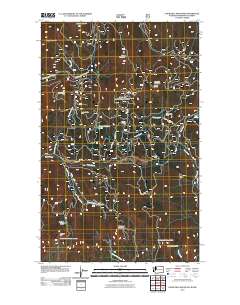 2011 Map of Churchill Mountain, 2011 Print