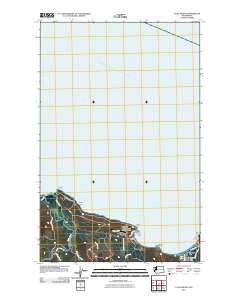 2011 Map of Clallam Bay, 2011 Print