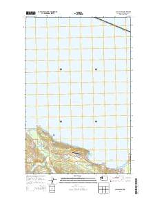 2014 Map of Clallam Bay, 2014 Print