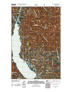 2011 Map of Cle Elum Lake, 2011 Print
