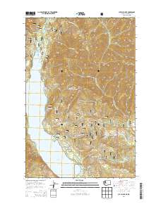 2014 Map of Cle Elum Lake, 2014 Print