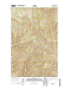 2014 Map of Cody Lake, 2014 Print