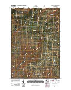 2011 Map of Colockum Pass, 2011 Print