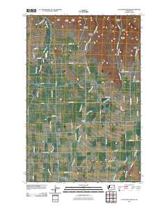 2011 Map of Colockum Pass SW, 2011 Print