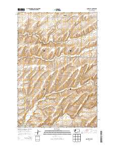 2014 Map of Connell SE, 2014 Print