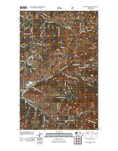 2011 Map of Cooke Mountain, 2011 Print